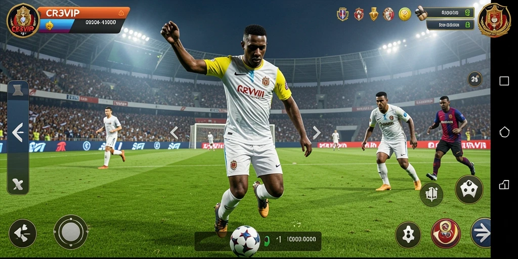Tampilan gameplay CR7VIP yang mendebarkan dan interaktif.