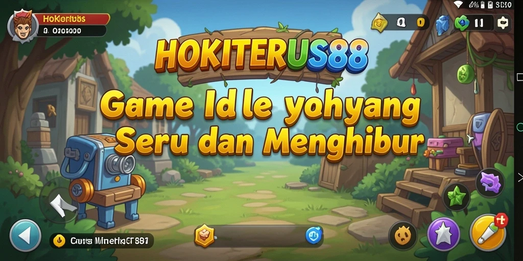 Tampilan gameplay HOKITERUS88 yang menawan dan santai.