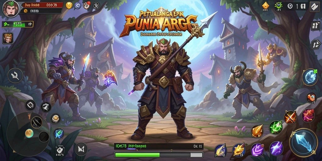 Tampilan gameplay yang menarik dalam ID678, penuh aksi dan petualangan.