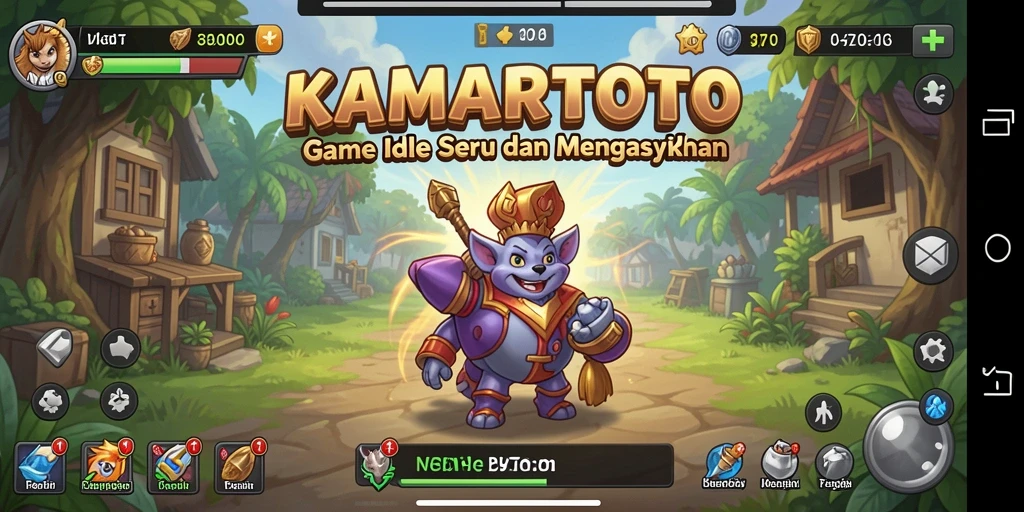 Tampilan gameplay KAMARTOTO yang menarik dan penuh warna.