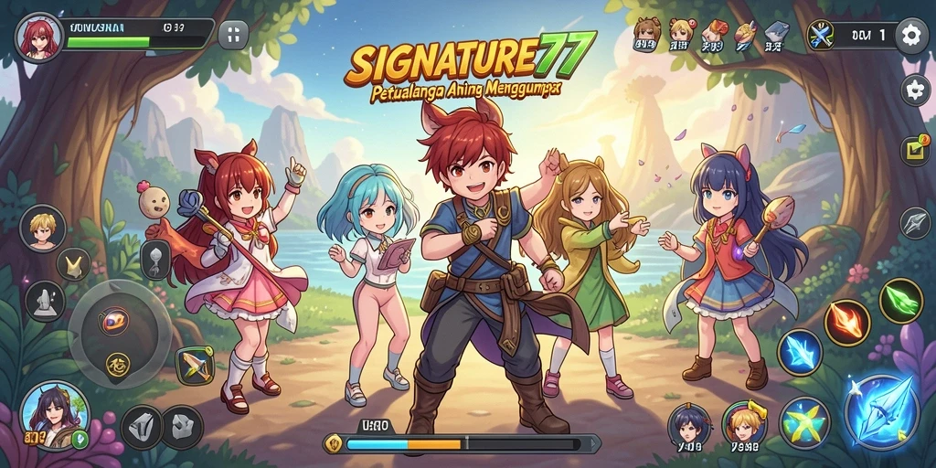 Tampilan gameplay SIGNATURE77 yang penuh aksi dan seru.